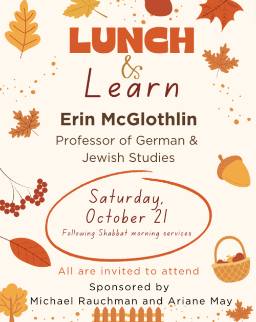 Banner Image for Lunch & Learn with Professor Erin McGlothlin